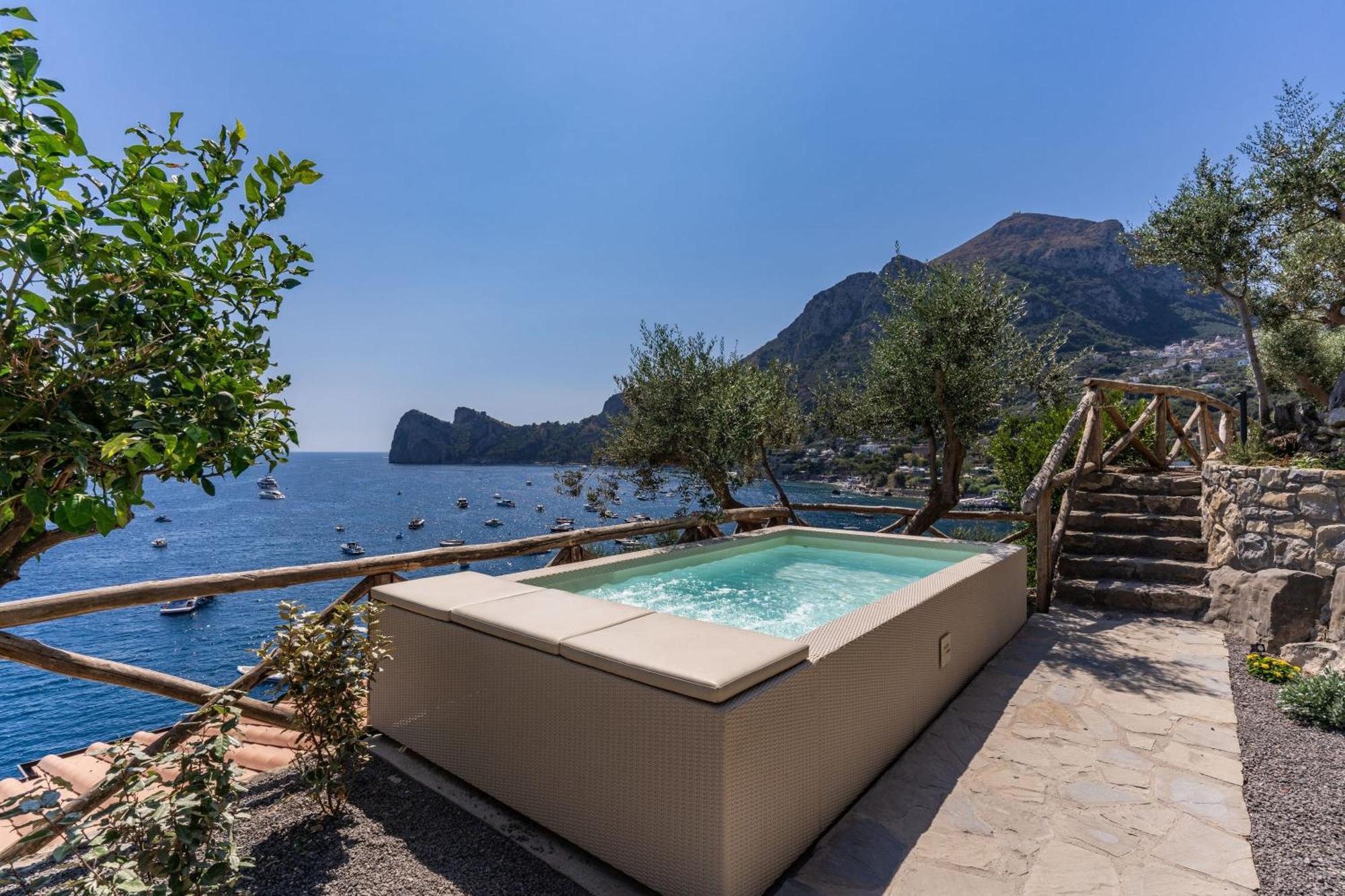 Villa Neranite Nerano Bay Views Pool & Jacuzzi Extérieur photo